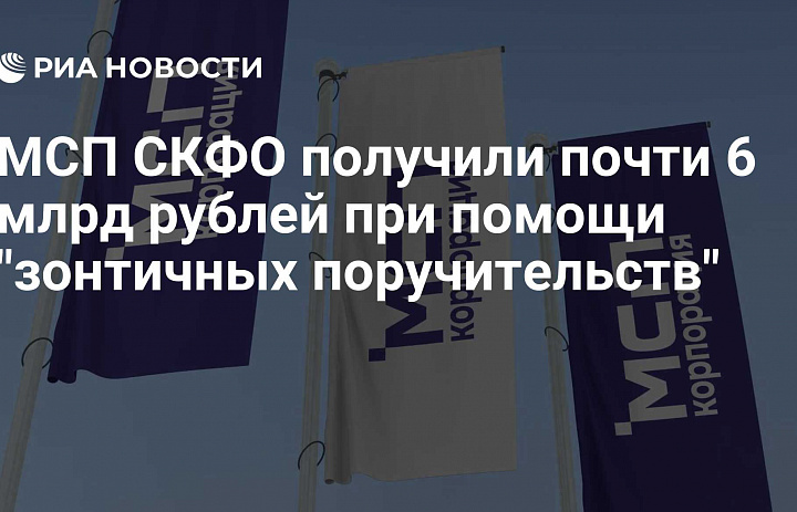 Почти 6 млрд рублей получили МСП Северного Кавказа с помощью «зонтичных» поручительств Корпорации МСП